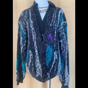 Vintage Graphix Abstract Cardigan